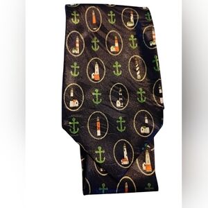 Beverly Hills Polo Club Mens Nautical Themed  Tie